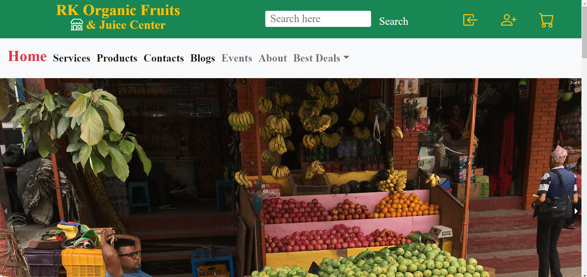 Backend - Fruit shop App